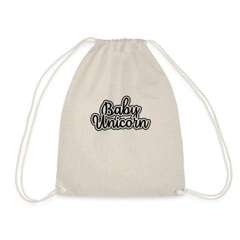 Bébé Einhorn Licorne - Sac de sport léger - nature - Devant