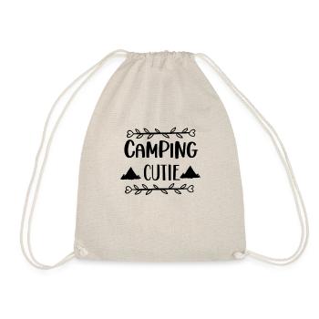 Camping Cutie - Turnbeutel - Natur - Vorne