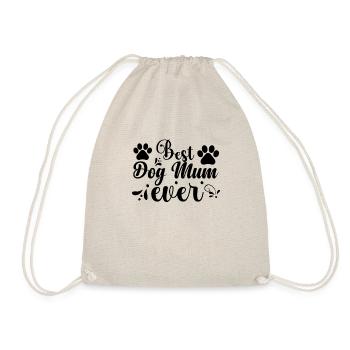Meilleure maman de chien de tous les temps - Sac de sport léger - nature - Devant