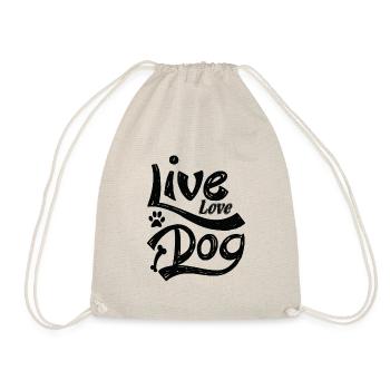 Vie Amour Chiens - Sac de sport léger - nature - Devant