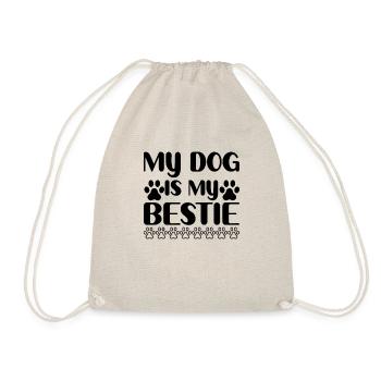 Mon chien est mon meilleur ami - Sac de sport léger - nature - Devant