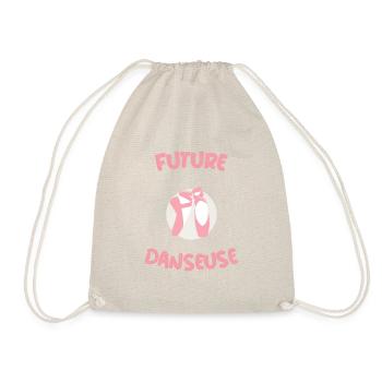Humour cadeau naissance ballet future danseuse - Sac de sport léger - nature - Devant