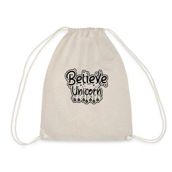 Belief in Unicorn Unicorn - Drawstring Bag - nature - Front