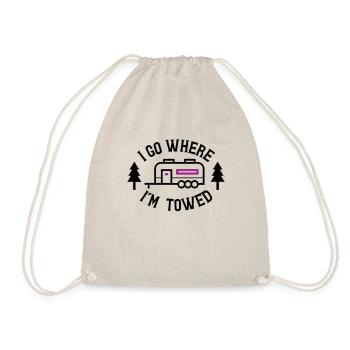 Camping Camper Nature dicton drôle - Sac de sport léger - nature - Devant