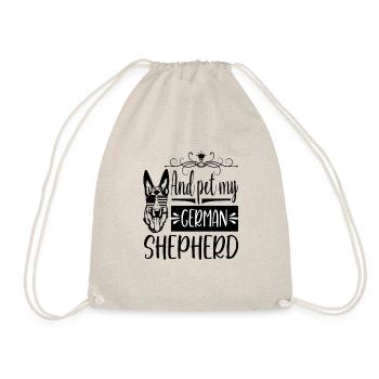 All you need is love and a dog - Drawstring Bag - nature - Front