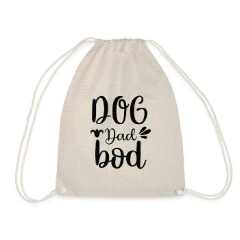 Dog Papa Bod - Drawstring Bag - nature - Front
