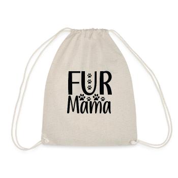 Fur Mom - Drawstring Bag - nature - Front
