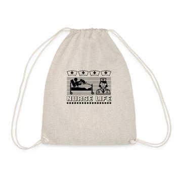 Nurse Life - Drawstring Bag - nature - Front