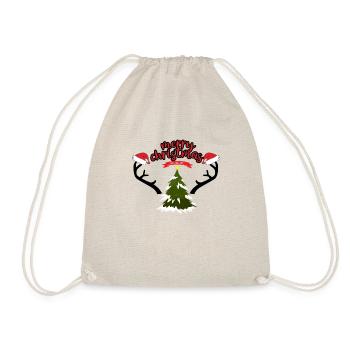 Joyeux Noël Ugly Christmas - Sac de sport léger - nature - Devant