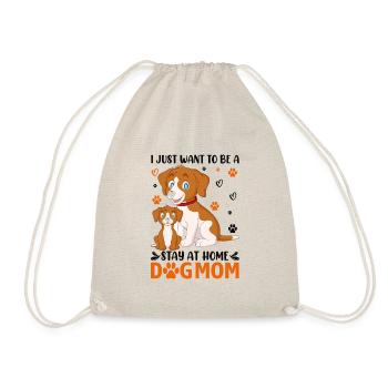 JE VEUX JUSTE ÊTRE UNE MAMAN DE CHIEN - Sac de sport léger - nature - Devant