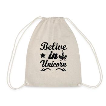 Belief in Unicorn Unicorn - Drawstring Bag - nature - Front
