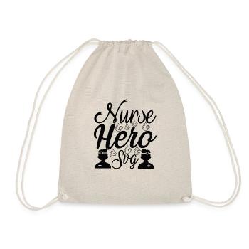 Nurse Held - Drawstring Bag - nature - Front