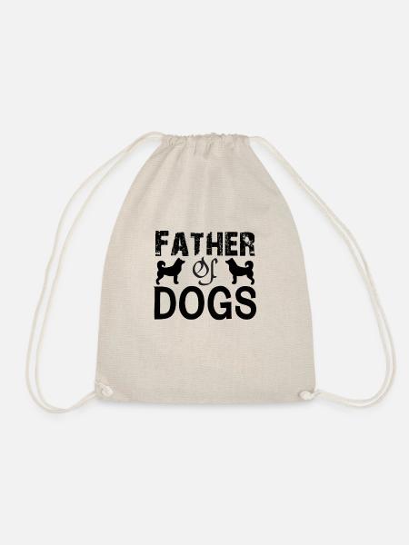 Vater von Hunden - Turnbeutel - Natur