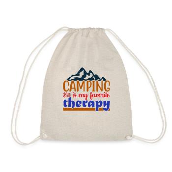 Camping Camper Nature dicton drôle - Sac de sport léger - nature - Devant