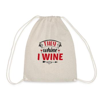 I wines - Drawstring Bag - nature - Front