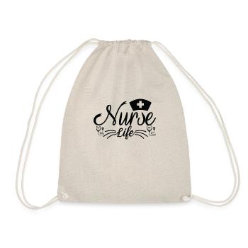 Nurse Life - Drawstring Bag - nature - Front
