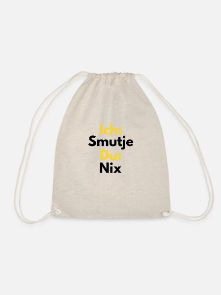 Ich Smutje Du Nix - Turnbeutel - Natur