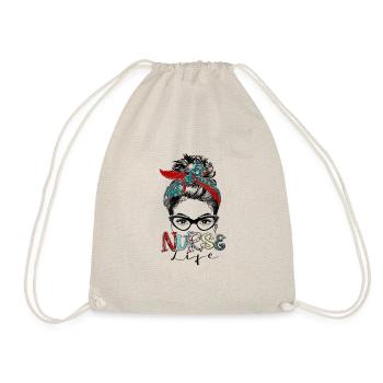 Nurse Life - Drawstring Bag - nature - Front