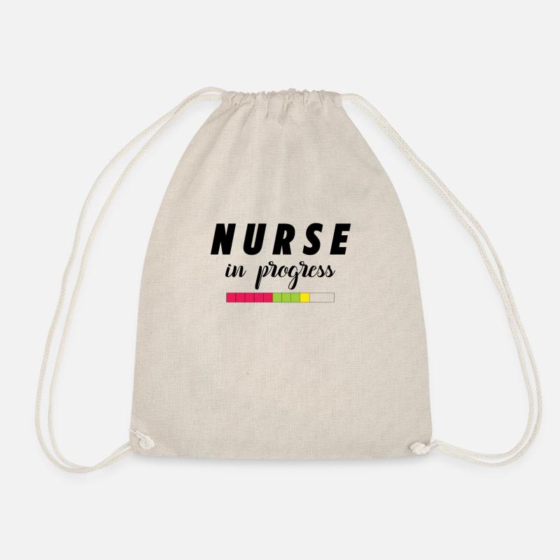 Krankenschwester in Arbeit - Turnbeutel - Natur