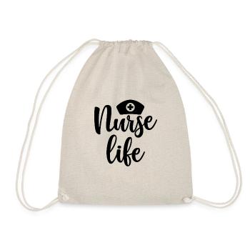 Nurse life - Drawstring Bag - nature - Front