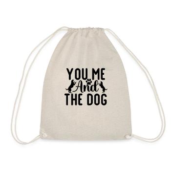 You me and the dog - Drawstring Bag - nature - Front