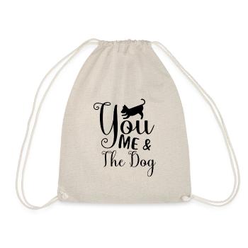You me and the dog - Drawstring Bag - nature - Front
