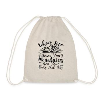Hiking Nature Outdoor Mountains - Drawstring Bag - nature - Front
