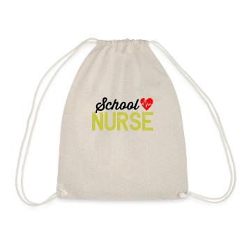 School Nurse - Drawstring Bag - nature - Front