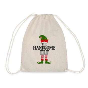 Der gutaussehende Elf Weihnachtszeit - Turnbeutel - Natur - Vorne