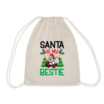 Le Père Noël est mon meilleur ami - Sac de sport léger - nature - Devant