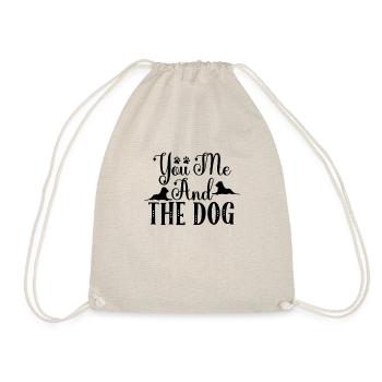You me and the dog - Drawstring Bag - nature - Front