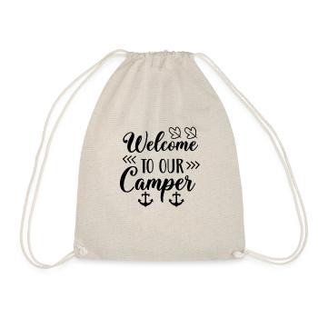 Bienvenue dans notre chemise de randonnée camping-car - Sac de sport léger - nature - Devant