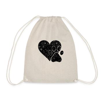 Cœur de patte - Sac de sport léger - nature - Devant