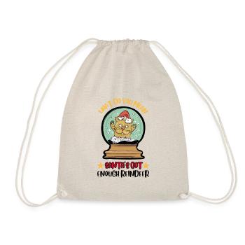 Les vilains rennes de Noël du Père Noël - Sac de sport léger - nature - Devant
