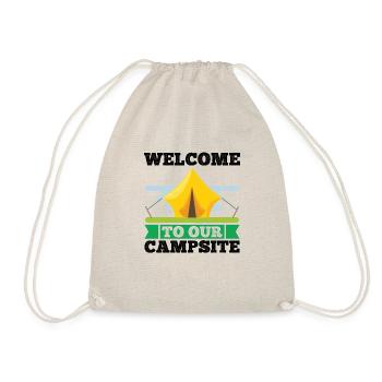Camping Camper Nature drôle de dicton - Sac de sport léger - nature - Devant