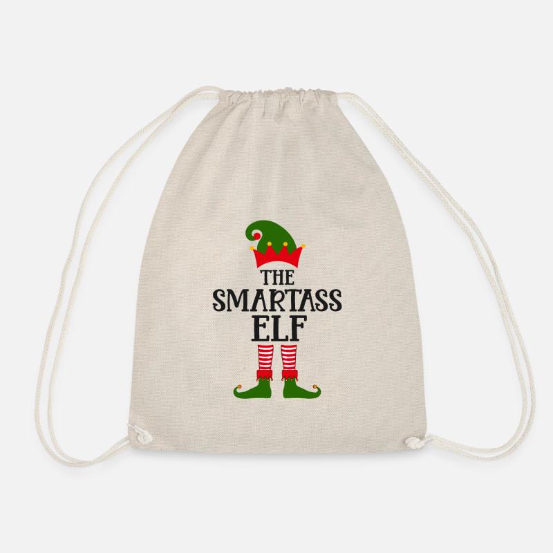 Der Klugscheißer-Elf Ugly Christmas - Turnbeutel - Natur
