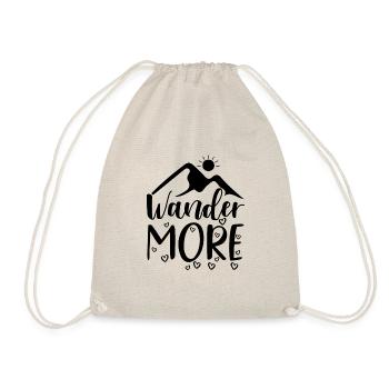 Promenez-vous plus chemise de randonnée - Sac de sport léger - nature - Devant