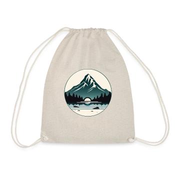Gipfel - Minimalistisches Naturdesign - Turnbeutel - Natur - Vorne