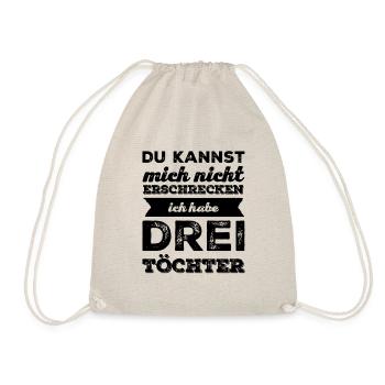Dad Father's Day - Three Daughters - Drawstring Bag - nature - Front