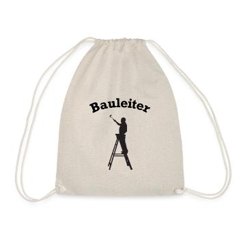 Funny Construction Manager Head Construction Site Design - Drawstring Bag - nature - Front