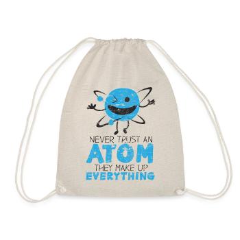 Atom - Turnbeutel - Natur - Vorne
