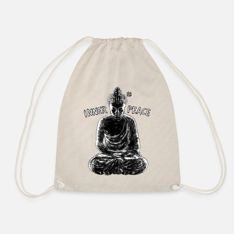 Inner peace - Drawstring Bag - nature