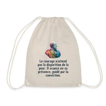 T-shirts Stoïcisme : L'inspiration à portée de soi - Sac de sport léger - nature - Devant
