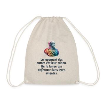 T-shirts Stoïcisme : L'inspiration à portée de soi - Sac de sport léger - nature - Devant