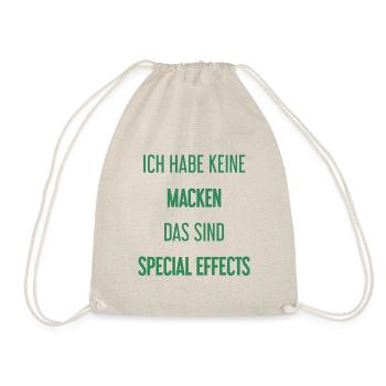 Keine Macken, nur Special Effects! - Turnbeutel - Natur - Vorne