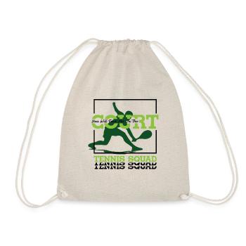 Tennis Player Ironic Saying Summer Ball Sports - Drawstring Bag - nature - Front