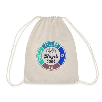 Bicycle Squad Sustainable Mobility Cyclists - Drawstring Bag - nature - Front