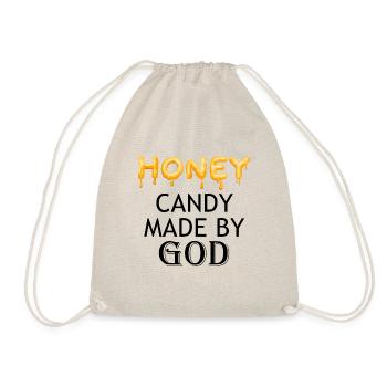 Natural Candy Made By God Honey Nature Bees - Drawstring Bag - nature - Front
