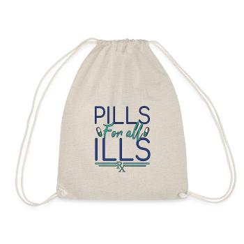 Pilules de pharmacie pour tous les maux - Sac de sport léger - nature - Devant