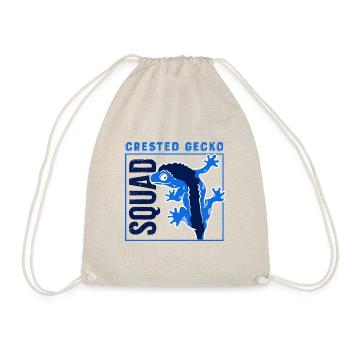 Exotic Animal Geckos Cute Lizard Crested Gecko - Drawstring Bag - nature - Front